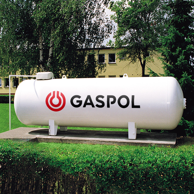 zbiornik na LPG 6700 litrów szkoła
